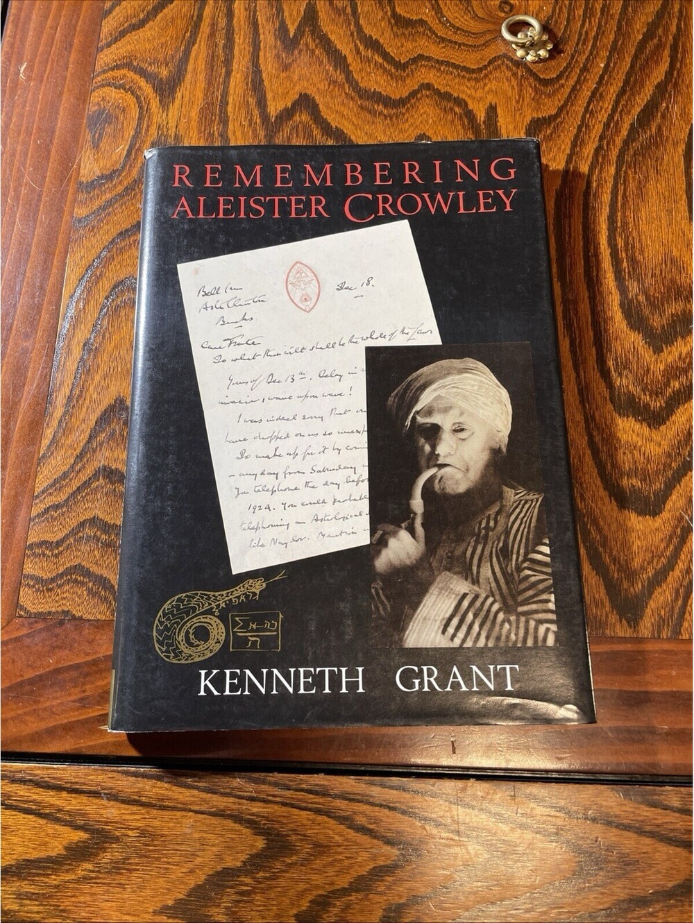 Remembering Aleister Crowley by Kenneth Grant 1991 Occult Magick Magic HC book